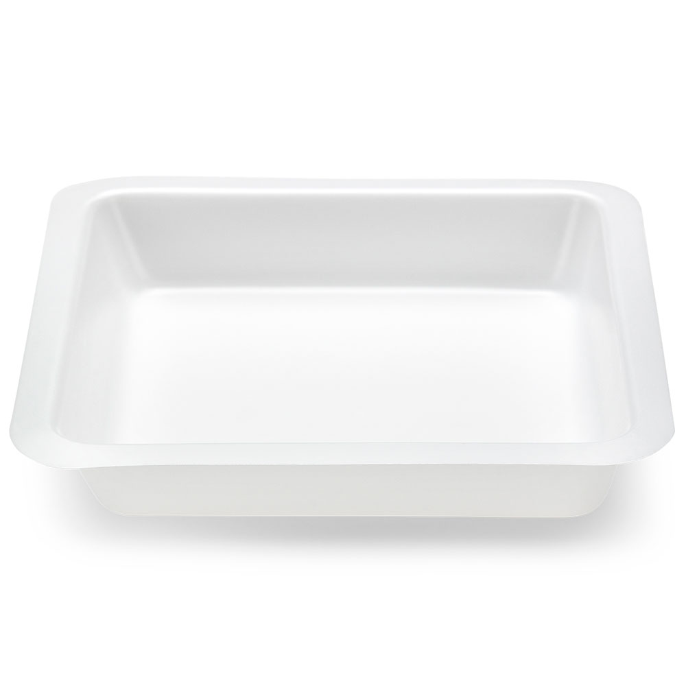 Globe Scientific Weight Boat, Square with Square Bottom, Antistatic, PS, White, 250mL pour boat weighing dishes;pour boats;weighing canoes;weighing boat;boat weigh;weigh boat chemistry;plastic weigh boat;